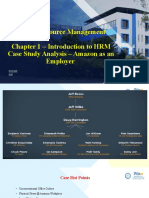 Human Resource Management Chapter 1 - Introduction To HRM Case Study Analysis - Amazon As An Employer