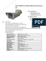 1/3" Color Weatherproof Infrared Camera: MODEL: TCW-200IR50