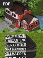 David Byrne and Brian Eno - Everything That Happens Will Happen Today Booklet