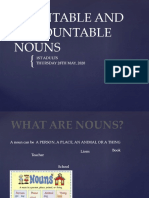 Countable and Uncountable Nouns