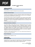 Statement of Work (Services) (SOW) General Information Title of Project