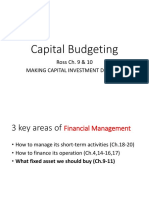 MK Cap Budgeting CH 9 - 10 Ross PDF