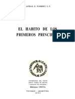 El Habito de Los Primeros Principios. Fosbery PDF