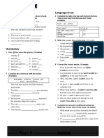 Unit 7 Test: Listening Language Focus