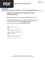 Yung Et Al. - 2013 - Teachers' and Students' Conceptions of Good Scienc