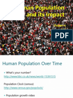 The Human Population and Its Impact