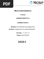 Microcontroladores: V Ciclo Laboratorio N°12