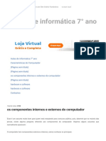 Os Componentes Internos e Externos Do Computador