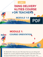 LDM2 MODULE 1 5 For Teachers