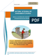 Manual de Operacion y Mantenimiento Unidades Basicas de Saneamiento.