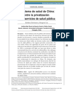 El Sistema de Salud de China PDF