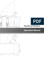 Operation Manual: Multihead Weigher