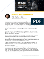 Transcript - Denzel Washington