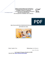 3ra Evaluación de Intervención Psicoeducativa. (Estudio de Caso) - José Francisco