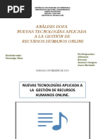 Gestión de Tecnología Matriz Dafo