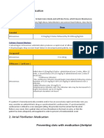 Atrial Flutter Medication: Drugs Dose