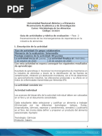 Guia de Actividades y Rúbrica de Evaluación - Unidad 2 - Fase 2 - Reconocimiento de Los Microorganismos de Importancia en La Industria de Alimentos