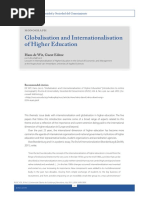 Globalisation and Internationalisation of Higher Education: Monograph