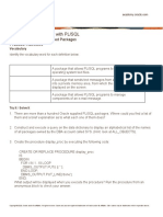 Database Programming With PL/SQL 11-2: Practice Activities: Using Oracle-Supplied Packages