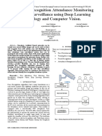 Vision-Face Recognition Attendance Monitoring System For Surveillance Using Deep Learning Technology and Computer Vision