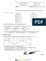 Devoir de Contrôle N°1 - Math - 3ème Informatique (2016-2017) MR Dahem Ali PDF