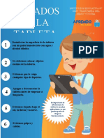 Afiche Cuidado de Tabletas