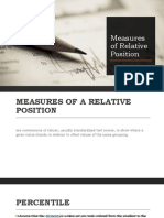 Measures of Relative Position