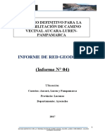 Informe de Red Geodesica