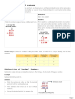 6th MATHS Decimals PART-2 NOTES PDF