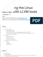 Clang Linux Fosdem 19 PDF