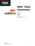 SSRF Bible. Cheatsheet: @wallarm @d0znpp