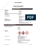 Citrus Degreaser - US SDS - English - 9 April 2014