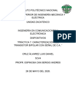 Práctica 7 - Transistor Bipolar en Ca