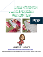 ORDENAR SILABAS PARA FORMAR PALABRAS - Eugenia Romero PDF