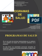 Programas de Salud