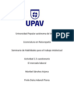 Tarea 5 Pensamiento Crítico y El Mercado Laboral