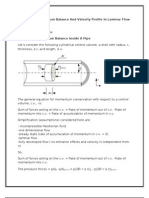 2.9 Shell Momentum Balance and Velocity Profile in Laminar Flow 2.9A Introduction