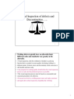 Visual Inspection of Defects and Discontinuities