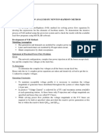 Exp - No: Date: Power Flow Analysis by Newton-Raphson Method Aim