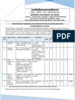 Notification AAI Manager Junior Executive