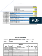 Kurunegala - Site Expenses: in Hand