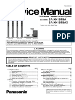 Panasonic - HT Sa Xh185ga - HT Sa Xh185gax PDF