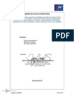 Memorias de Calculo Estructura y Cimentación Tumaco Paneles Solares