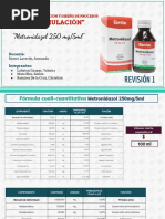 ETAPA 2 (Equipo 2) - (Grupo 1) - (Metronidazol) - (Suspensión Oral)