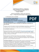 Guía de Actividades y Rúbrica de Evaluación - Unidad 3 - Fase 4 - Propuesta de Estrategias Empresariales