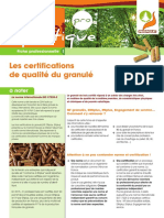 Fiche Propellet Pro 1 Certifications Granulé 2016