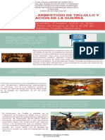 Infografia Tratado Del Armisticio de Trujillo y Regulación de La Guerra