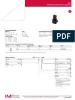 Pneumatic Regulators R07 Datasheet