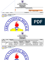 Department of Education: Weekly Home Learning Plan For Grade 7