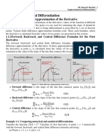 Chapter1: Numerical Differentiation: 1.1 Finite Difference Approximation of The Derivative